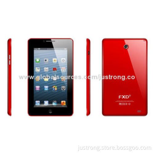 3G tablet PCs with 7" dual core processor, dual SIM card, dual standby, TV function, 4GB Nand flash